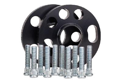 Spacerdikte 10mm, ST spoorverbreders, System D3, 4x108 Naafgat 63,4 mm, Ford, Fiesta (JA8), 20mm verbreding per as, Set van 2 spoorverbreders met langere persbouten/draadeinden, Geschikt voor vooras en achteras