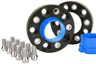 Spacerdikte 25mm, ST spoorverbreders, System AZX, 5x108 Naafgat 65,1 mm, Volvo, XC70 (S), 2000-2007, 50mm verbreding per as, Set van 2 spoorverbreders incl. bevestigings bouten voor montage op de naaf en kunststof centreerringen, Geschikt voor vooras en achteras