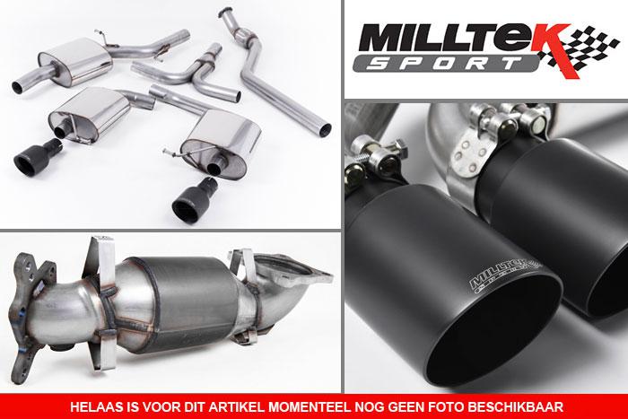 SSXAU403, Audi S/RS S5 Coupe 4.2 V8 quattro (Manual and Auto) 2007-2011 Milltek, Cat-back system, ValveSonic Electronic Valved System. Suitable for manual and auto models Quad GT80, 2,37 inch, 60,3mm