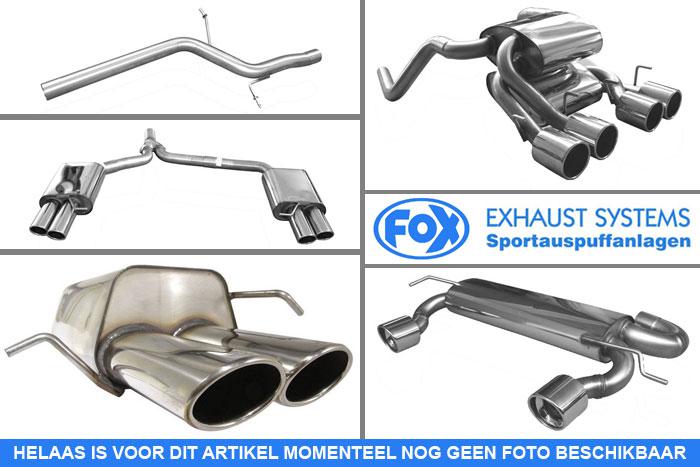 TO053001-073, Toyota Land Cruiser Typ J12 - 3-turer 4.0l 183kW 3.0l D 120kW, Einddemper met uitgang rechts/links - 1x100mm  Type 13 rechts/links Geheel RVS, Absortie demper, mooie diepe sound, Met E-keur